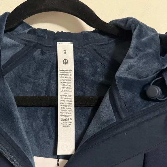 Lululemon Cross Chill Performance Jacket True Navy XS - Picture 7 of 12